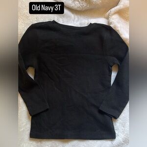Old Navy Long Sleeve Black Top